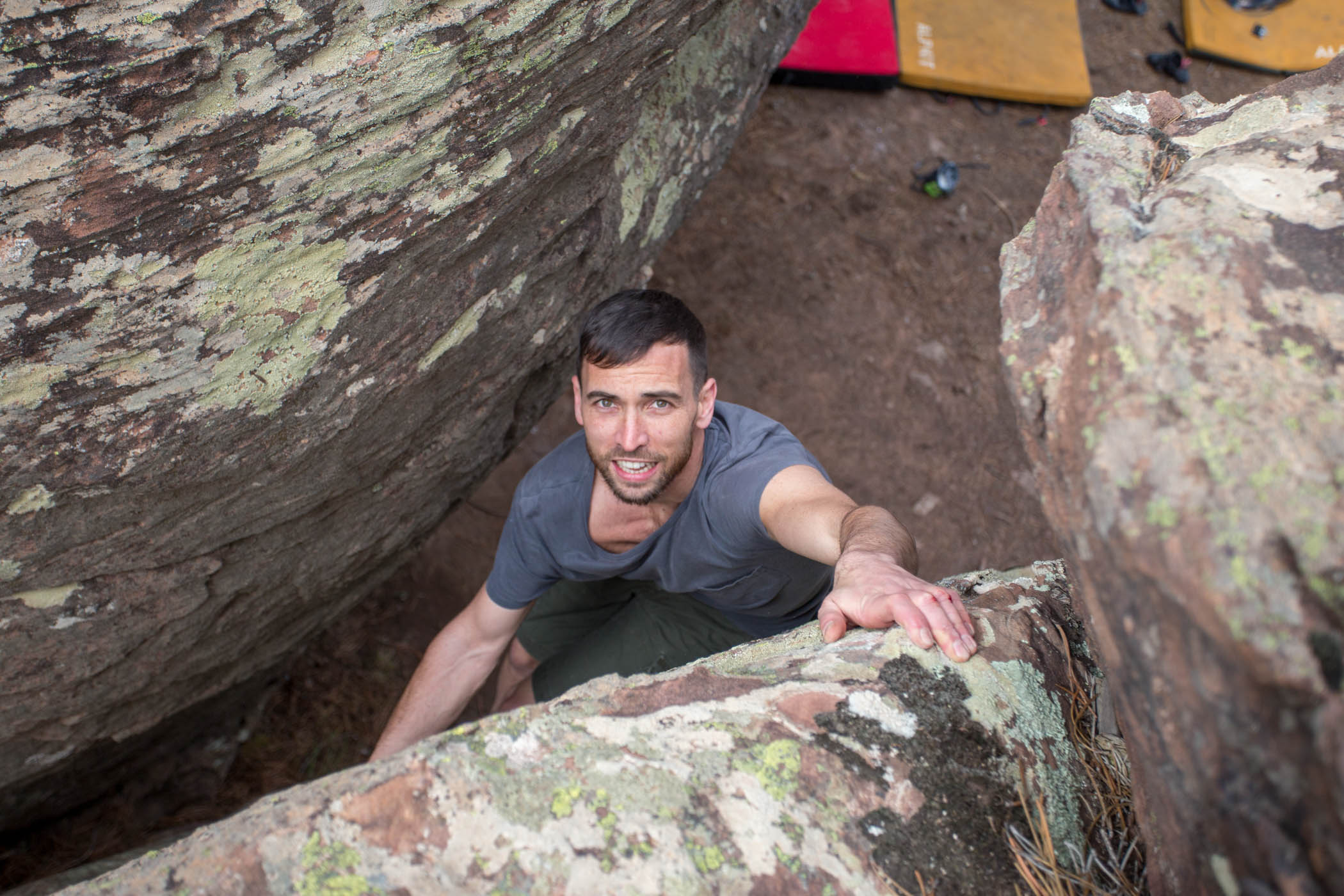 Rock climbing in Albarracin (Spain) Boulder Valencia Climb